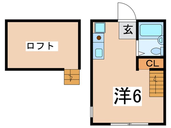 ハ－ミットクラブハウス栗田谷の物件間取画像